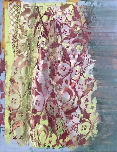 Arabeske 70, 90 x 70 cm, Öl. Lwd., 2022