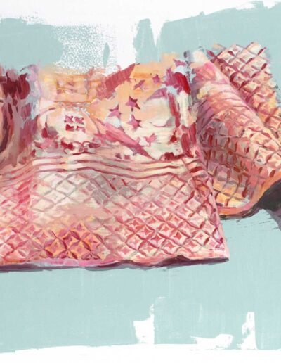 Arabeske 81, 40 x 50 cm, Öl. Lwd., 2023