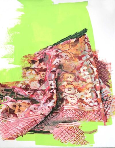 Arabeske 84, 90 x 70 cm, Öl. Lwd., 2023